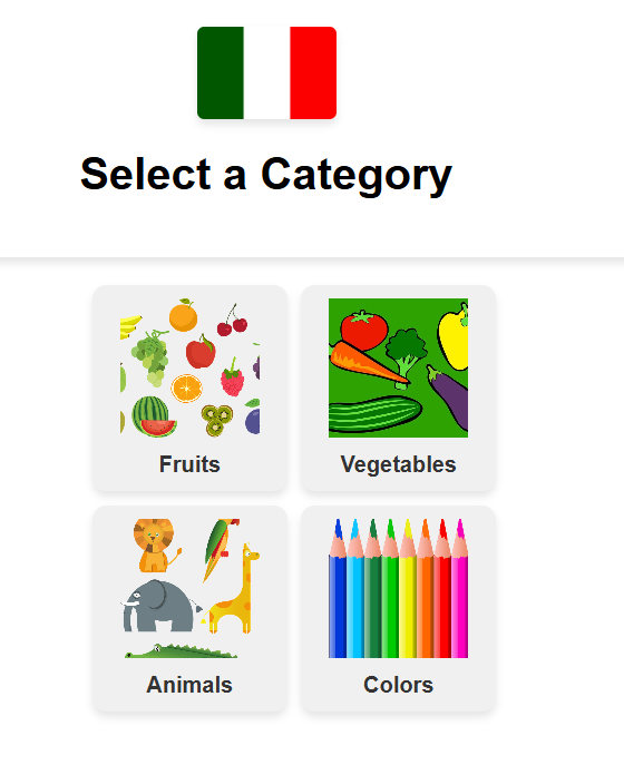 Category Selection